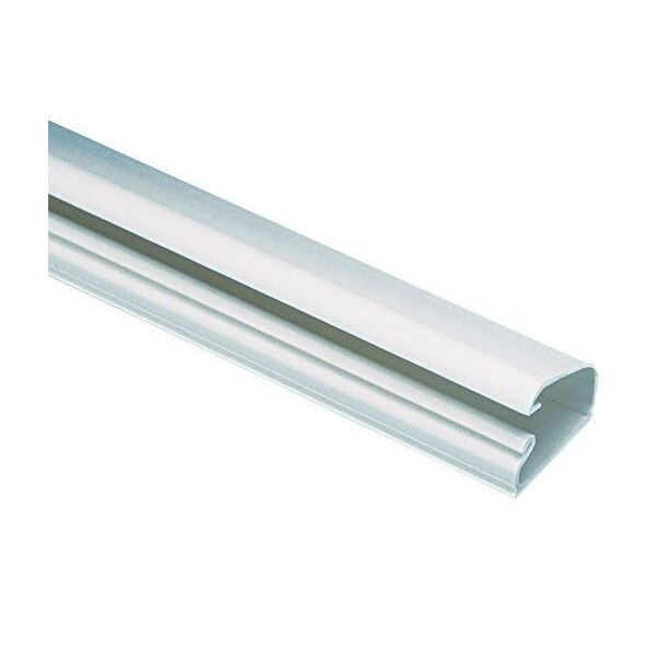 Panduit LDPH5IW8-A Raceway - LD5 Series, PVC, Off White, 94 Inch Length - 4 Pieces, Adhesive Mount